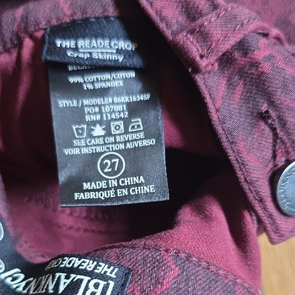 Blank NYC Purple Women's Jeans - Picture 4 of 5